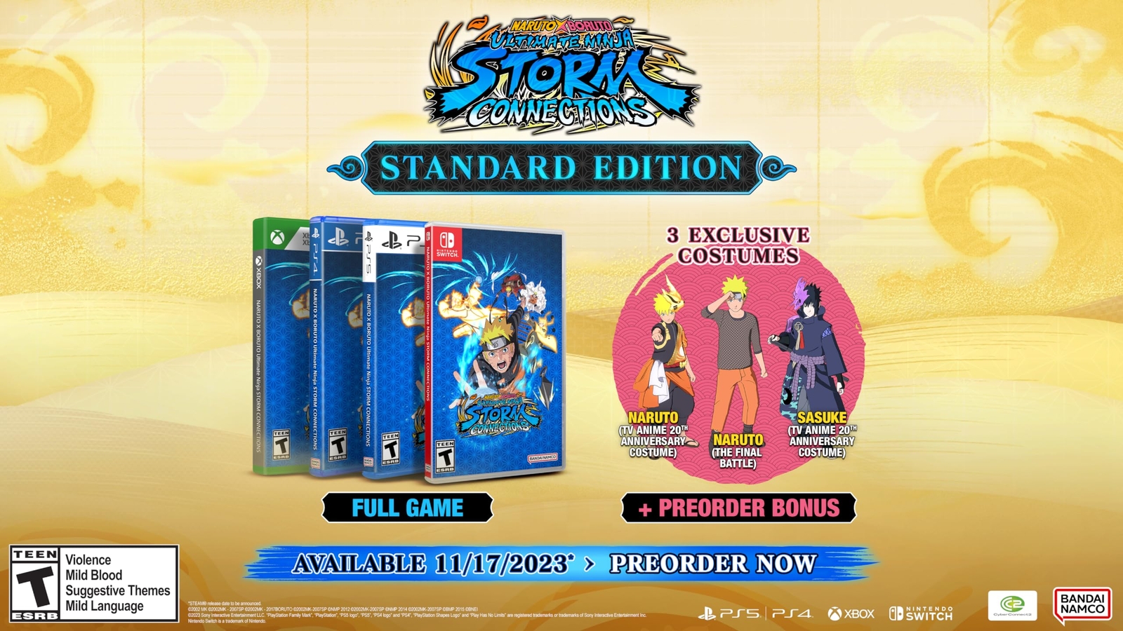 NARUTO X BORUTO Ultimate Ninja STORM CONNECTIONS 20th Anniversary Game