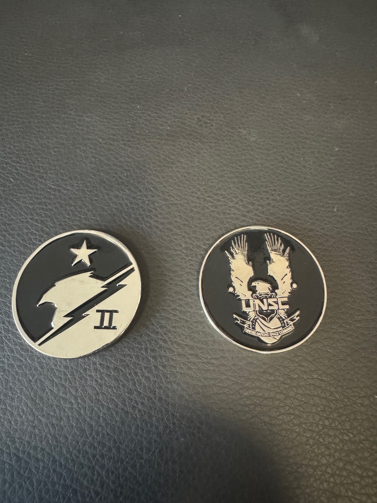 Silver Halo Blue Team Challenge Coin Master Chief UNSC XBOX (1 piece)