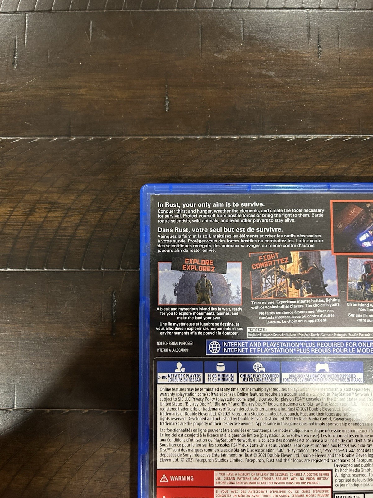 Rust – Console Edition (Sony Playstation 4/PS4) – COMPLETE/CIB