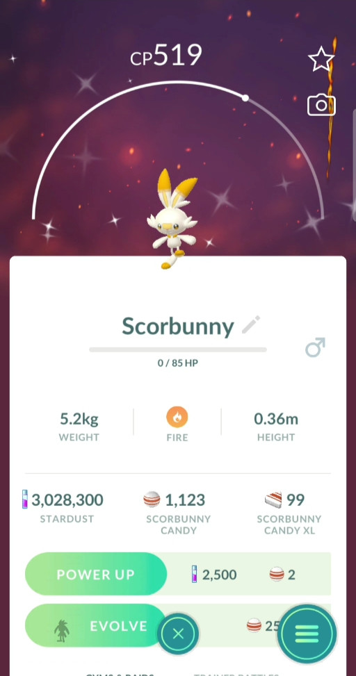 Pokémon Acc Go Random – Level 60+, 30+ Shiny,2+ Shiny Legend, 3M+ Stardust !