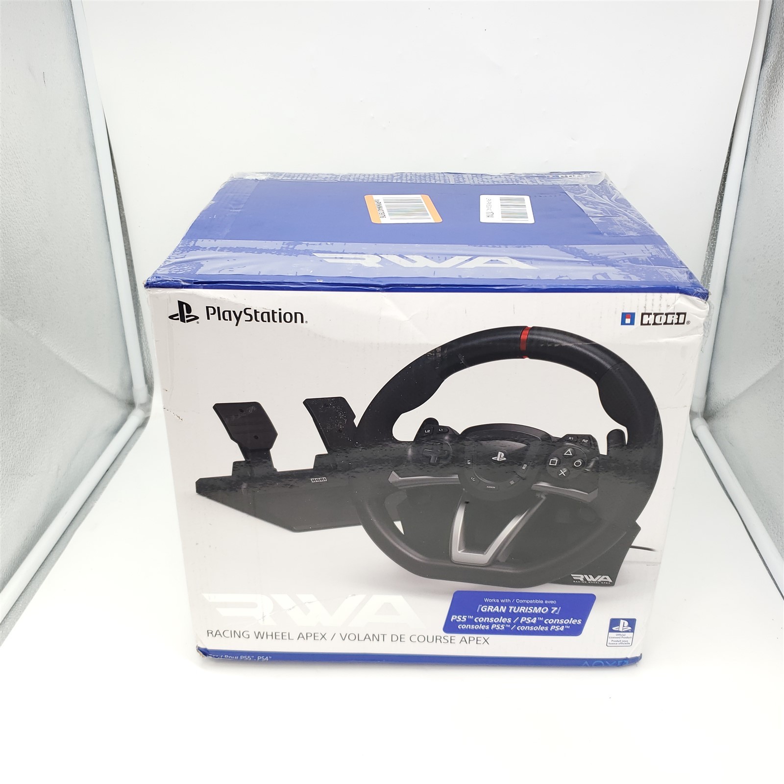 HORI Racing Wheel Apex for PS 5, PS 4 and PC – Officially Licensed by Sony
