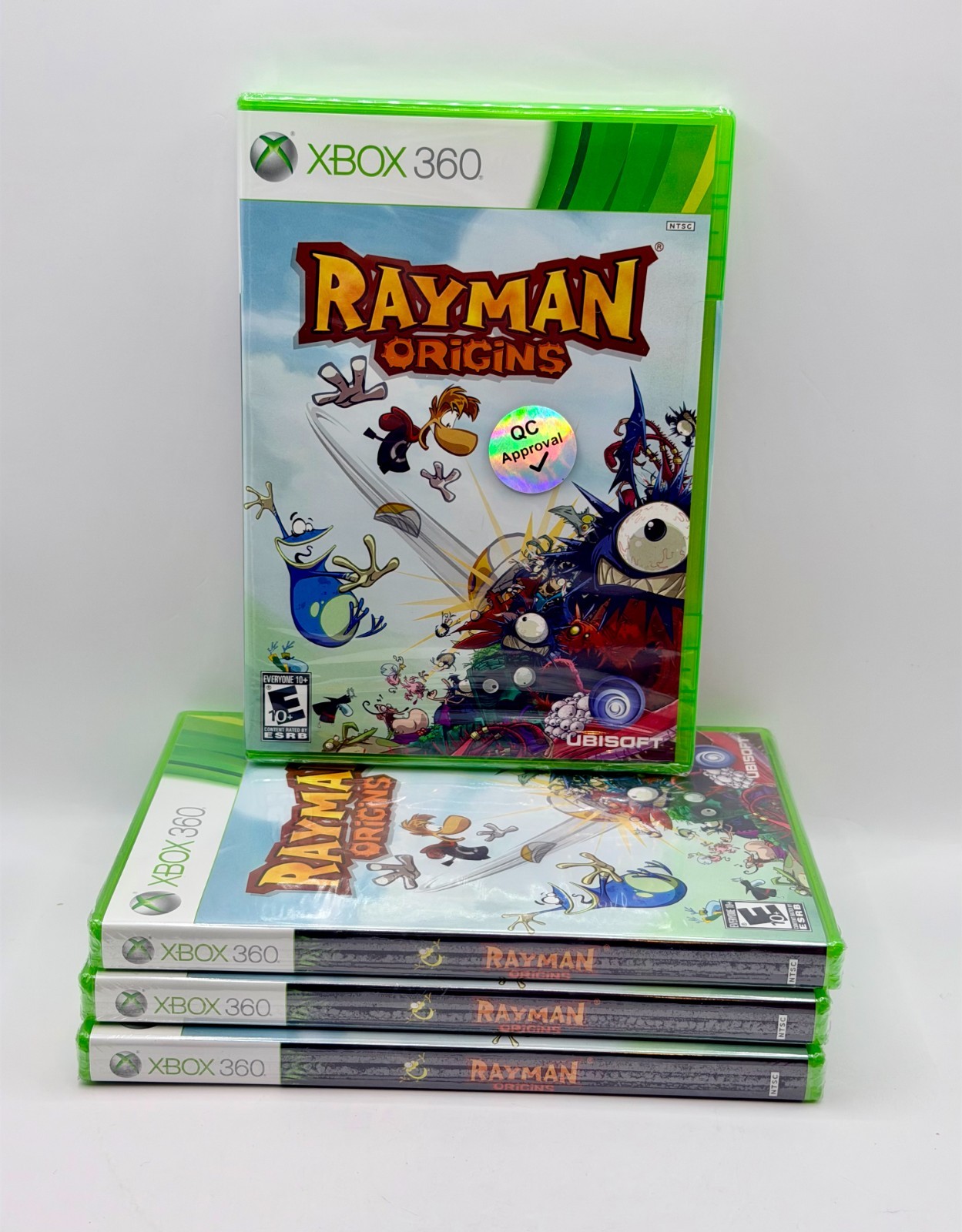 LOT of 4 – RAYMAN ORIGINS Games for Microsoft Xbox 360 – NEW SEALED