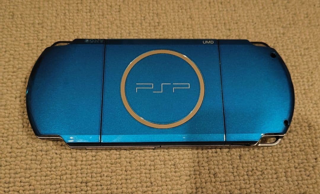 Excellent Sony PSP-3000 Vibrant Blue Console w/ Charger