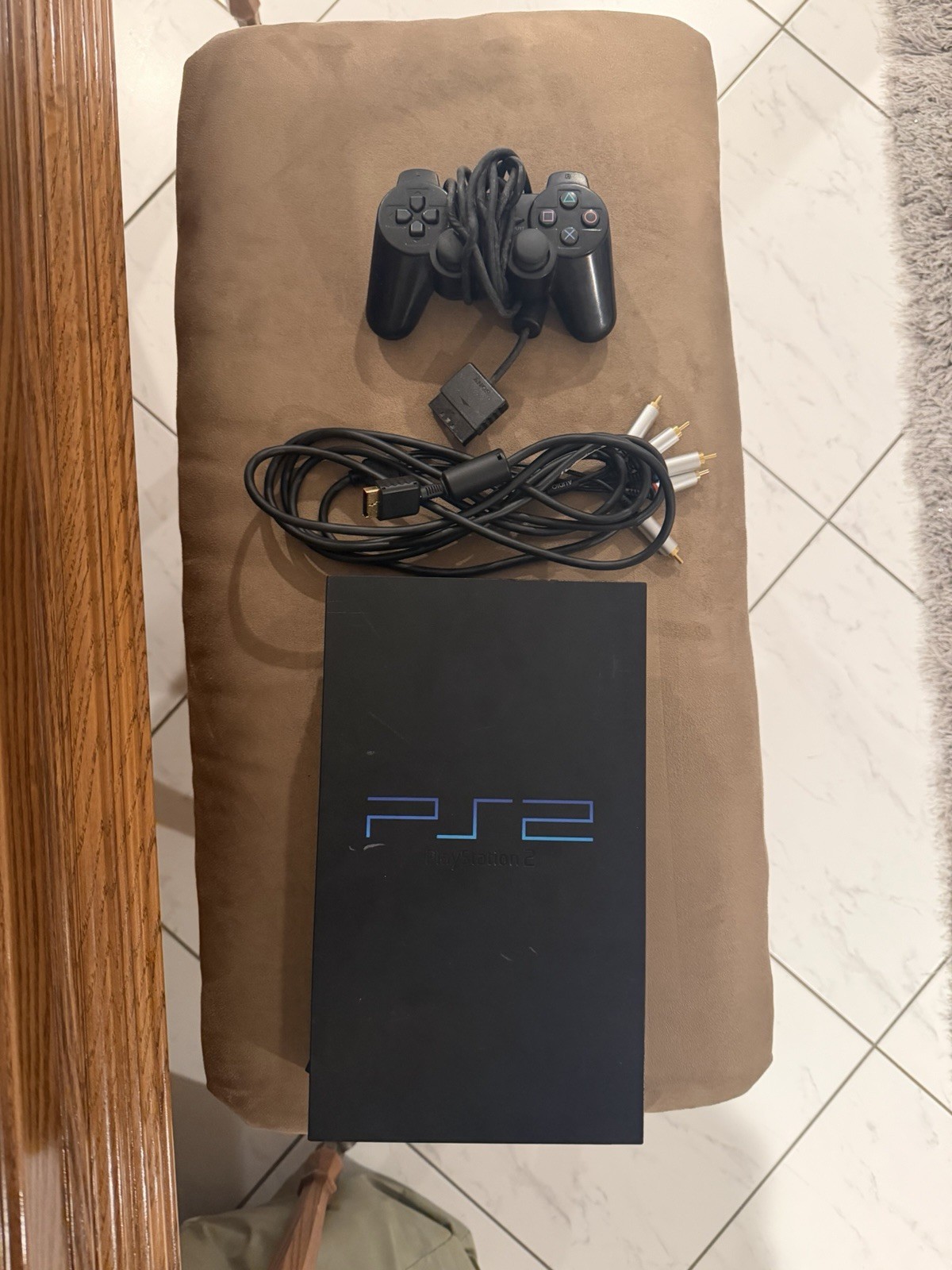 Sony PlayStation 2 Fat PS2 Black SCPH-30001 Console (NOT TESTED)