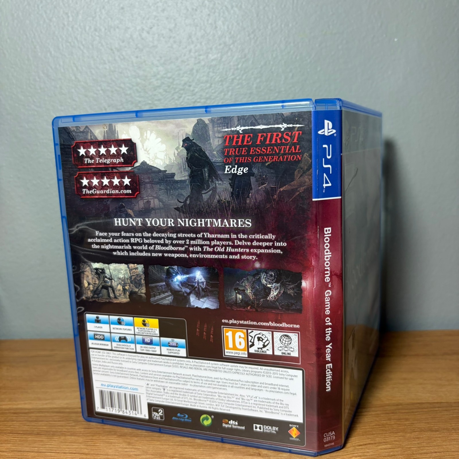 Bloodborne – Game of the Year Edition (Sony PlayStation 4, 2015) PS4 REGION FREE