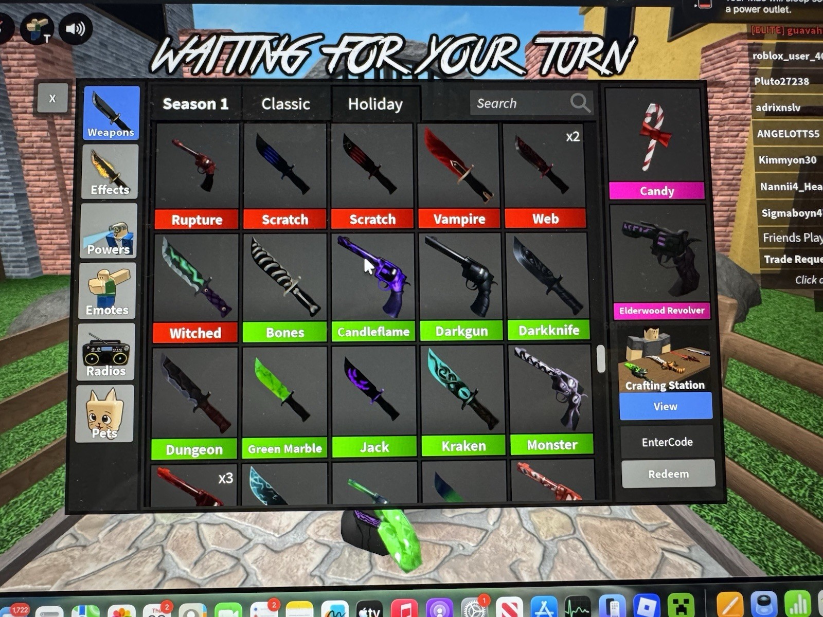 Roblox MM2 Murder Mystery 2 Items, COLLECTIBLES and GODLIES