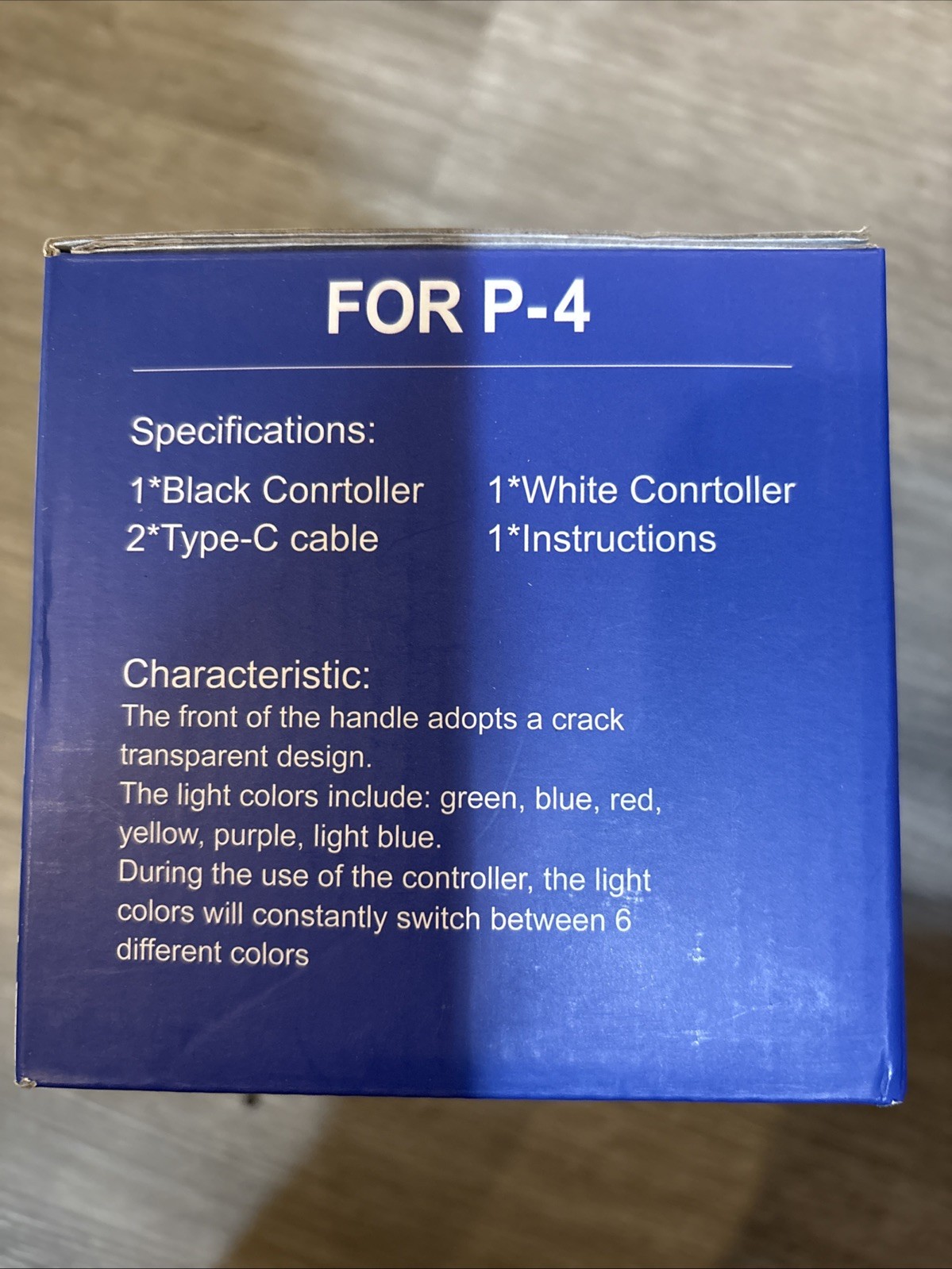 2 Pack For PS4 Controller, Wireless Controller For PS4/Pro/Slim/PC Non-Slip Grip