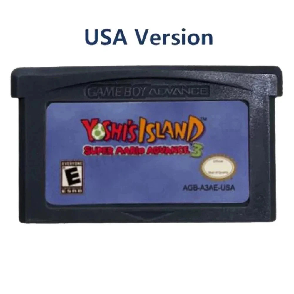 Yoshi’s Island: Super Mario Advance 3 For Game boy Advance GB/GBA/NDS USA Ship