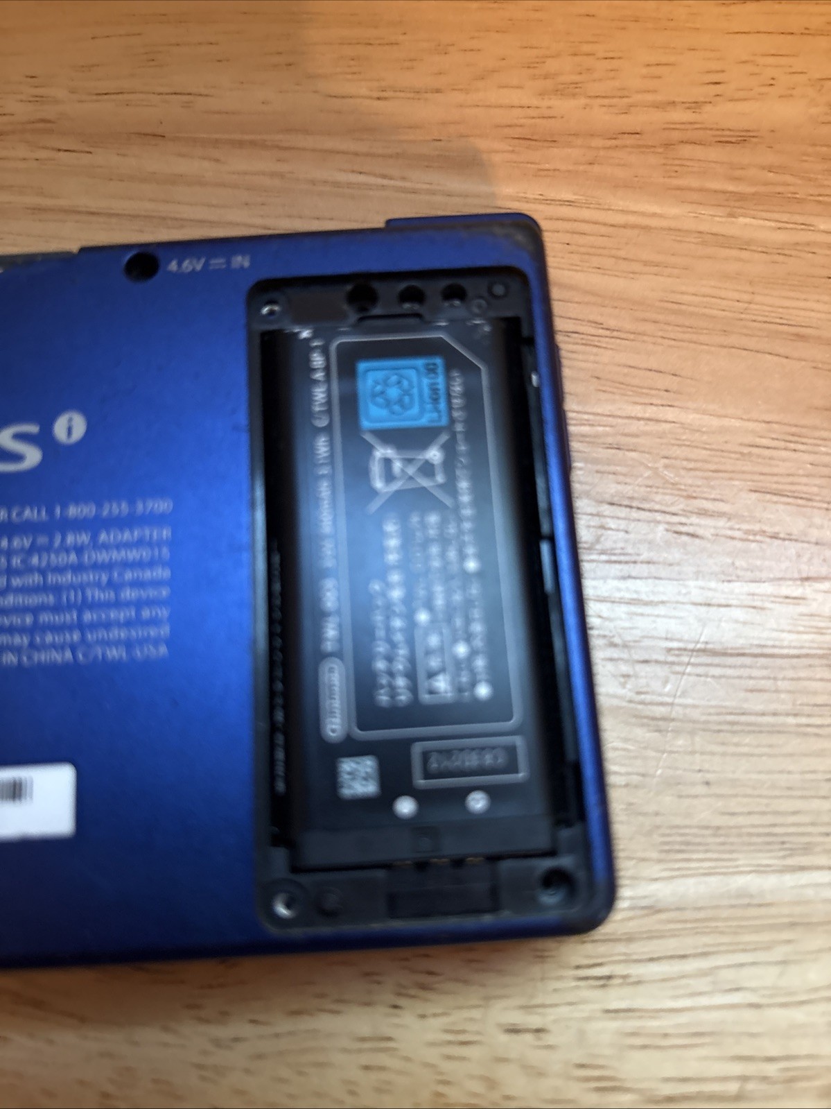 Nintendo DSi Blue Handheld System Wi-Fi Capability Nintendo DS 2008