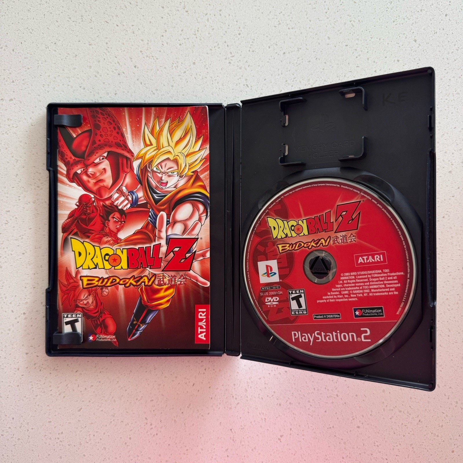Dragon Ball Z: Budokai (Sony PlayStation 2, 2002) PS2 Complete GREAT Tested!