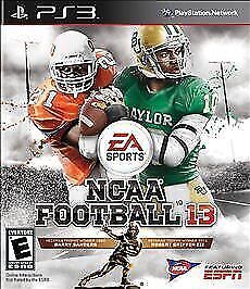NCAA Football 13 – Playstation 3 Game Disc/Case