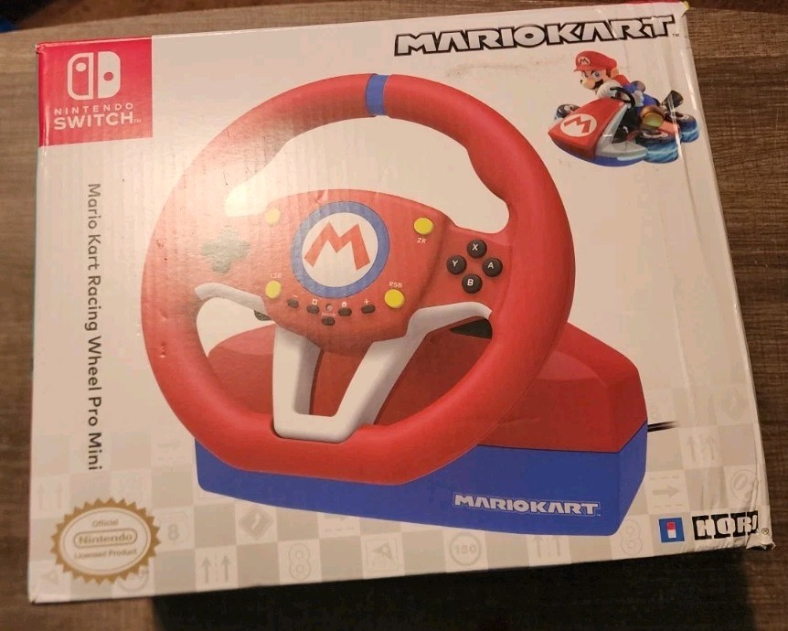 Hori NSW-204U Mario Kart Racing Wheel Pro Mini for Nintendo Switch