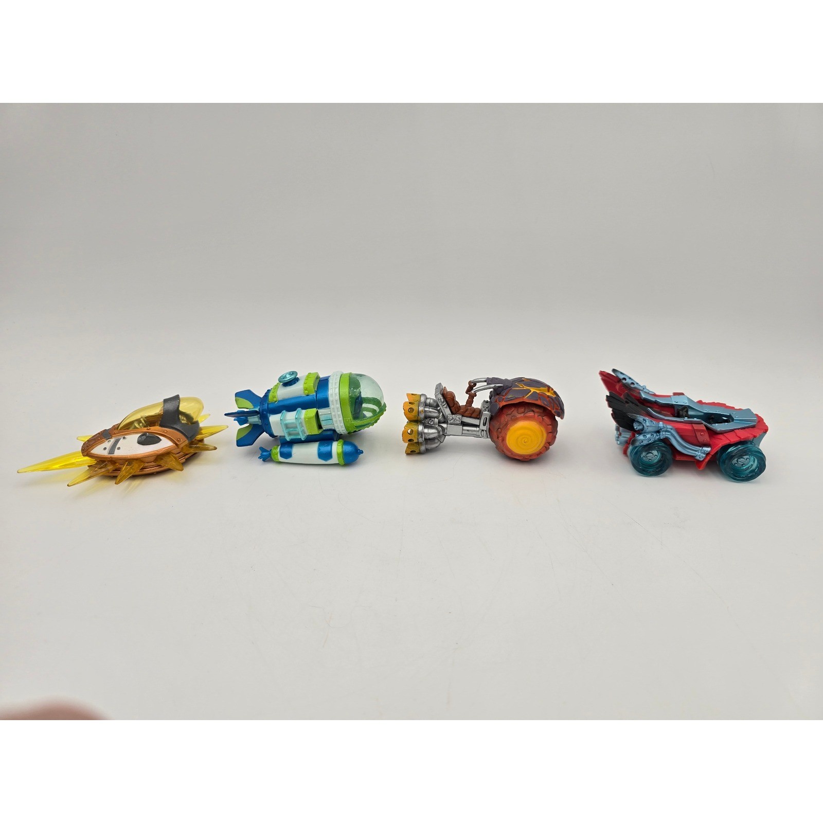 Skylanders SuperChargers Vehicle Lot 7 Figures Sea Shadow Shark Tank Reef Ripper