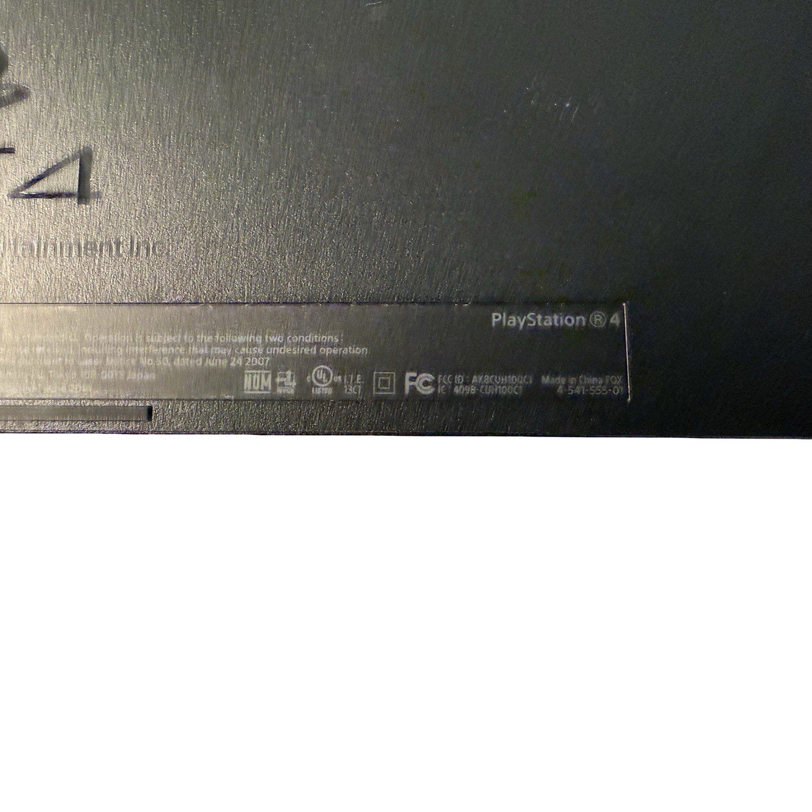 Sony PlayStation 4 PS4 500GB Console w 1 Controller & 3 Cords TESTED & Works!