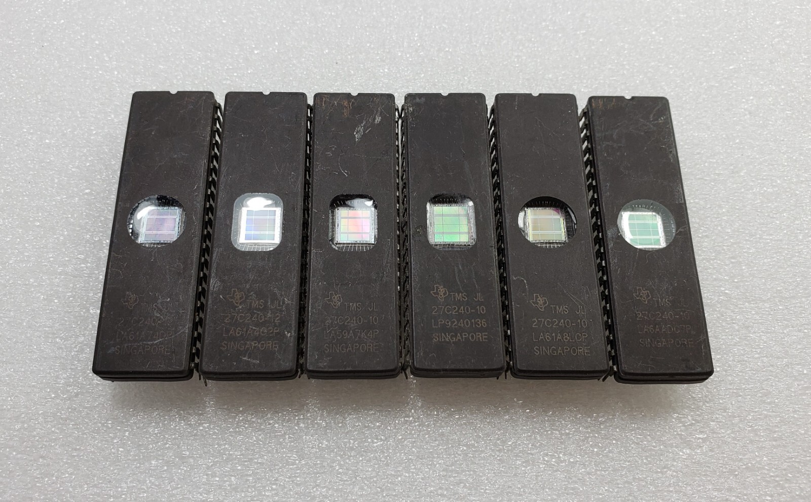 6 x EPRom IC ( 27C240 ) for PCB Board Video Arcade Parts Singapore