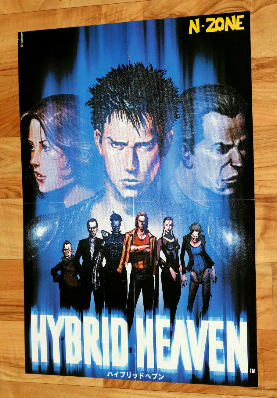 Shadow Man / Hybrid Heaven Rare Vintage Poster N64 Playstation Nintendo