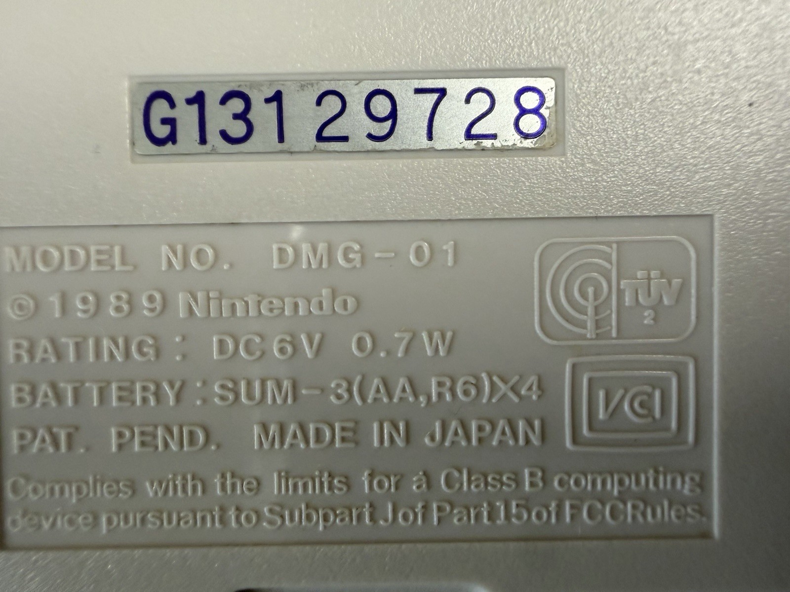 RARE Nintendo Game Boy DMG-01 Iveco Truck Commercial Motor Ford Variant /100