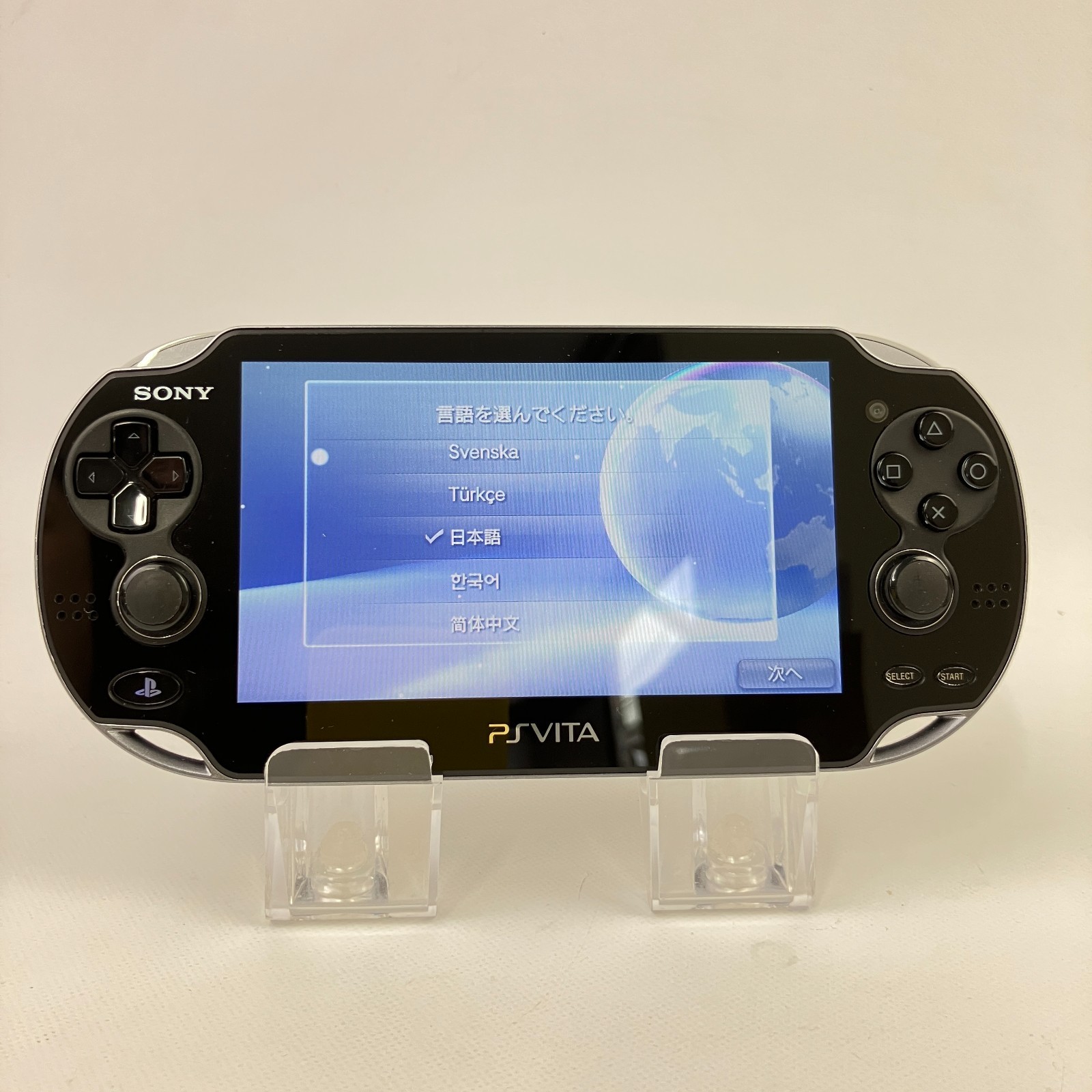 Refurbished PS Vita PCH-1000 Sony PlayStation Crystal Black Console Only Works 6