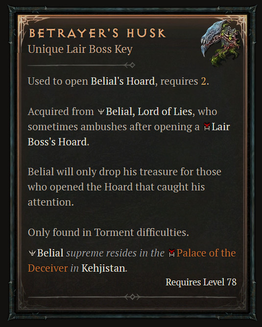 Diablo 4 Season 10 – 1,000x Betrayer’s Husk – Season of Hell Chaos D4 Softcore