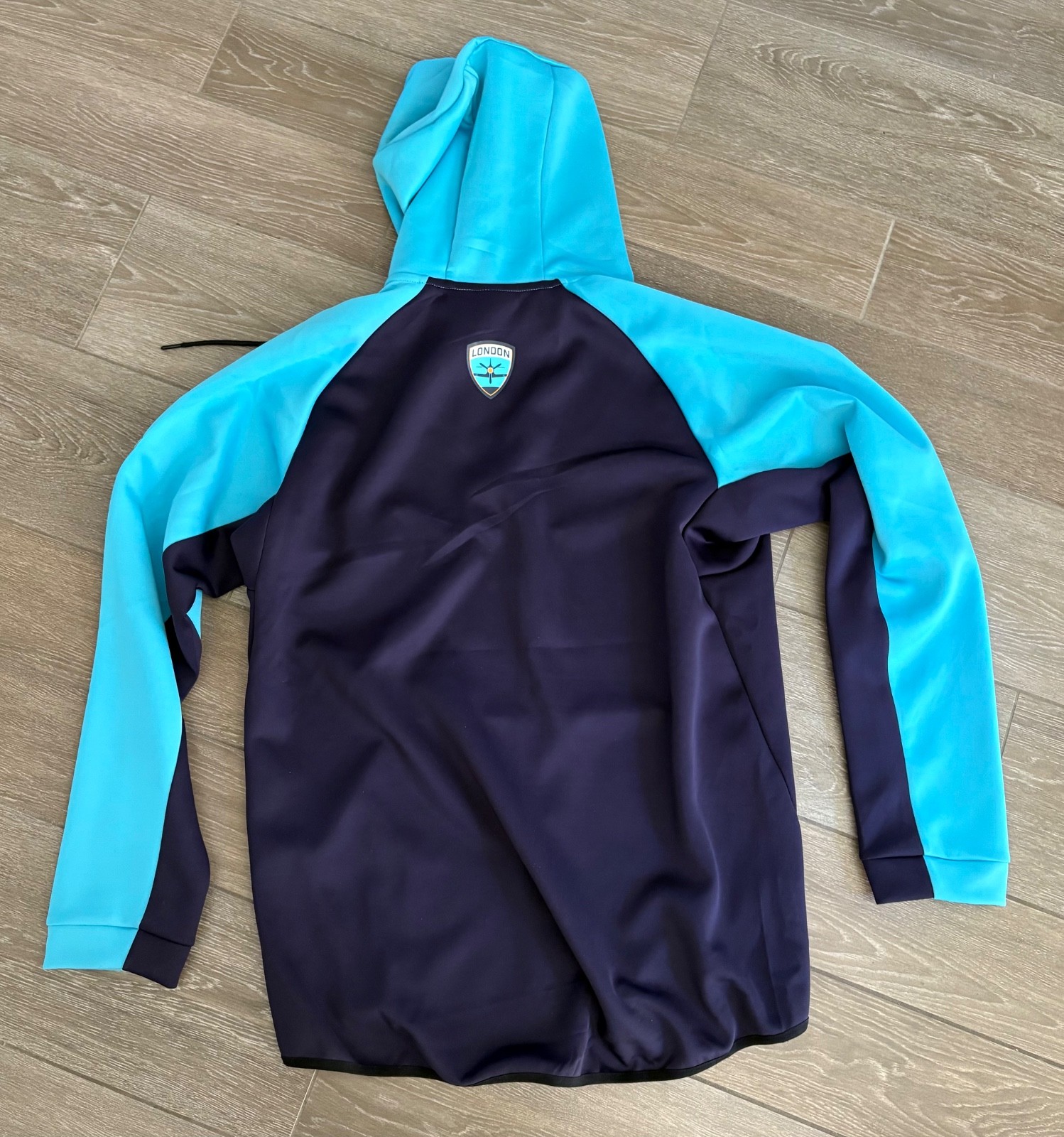 Overwatch League London Spitfire Pullover Light Blue Hoodie Men’s 2XL – Rare