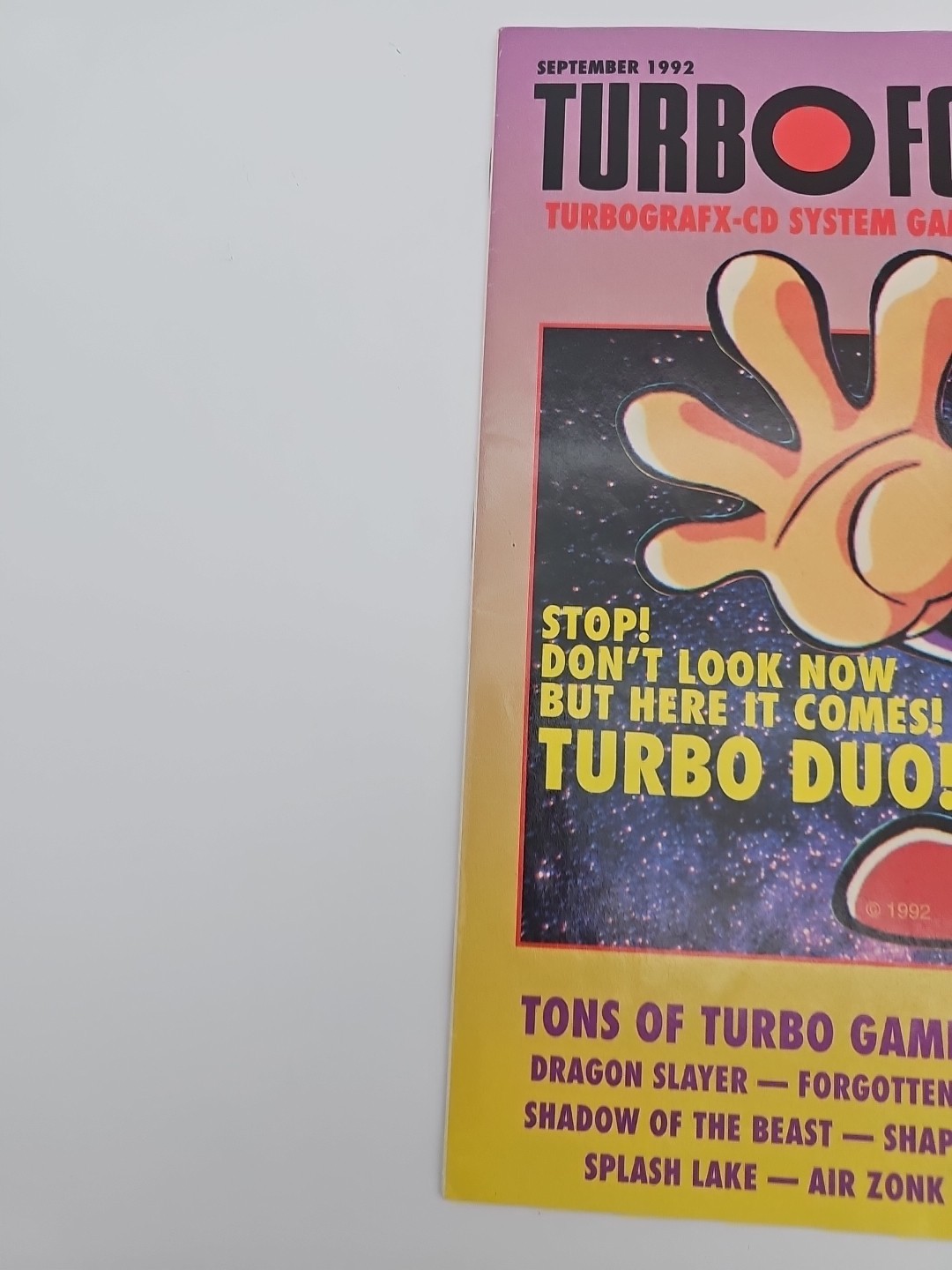 Turbo Grafx 16 TurboForce Magazine Volume 2 Turbo Duo Game Preview