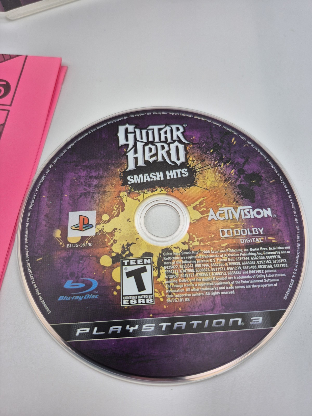 Guitar Hero: Smash Hits (Sony PlayStation 3, 2009) CIB Complete Tested Working