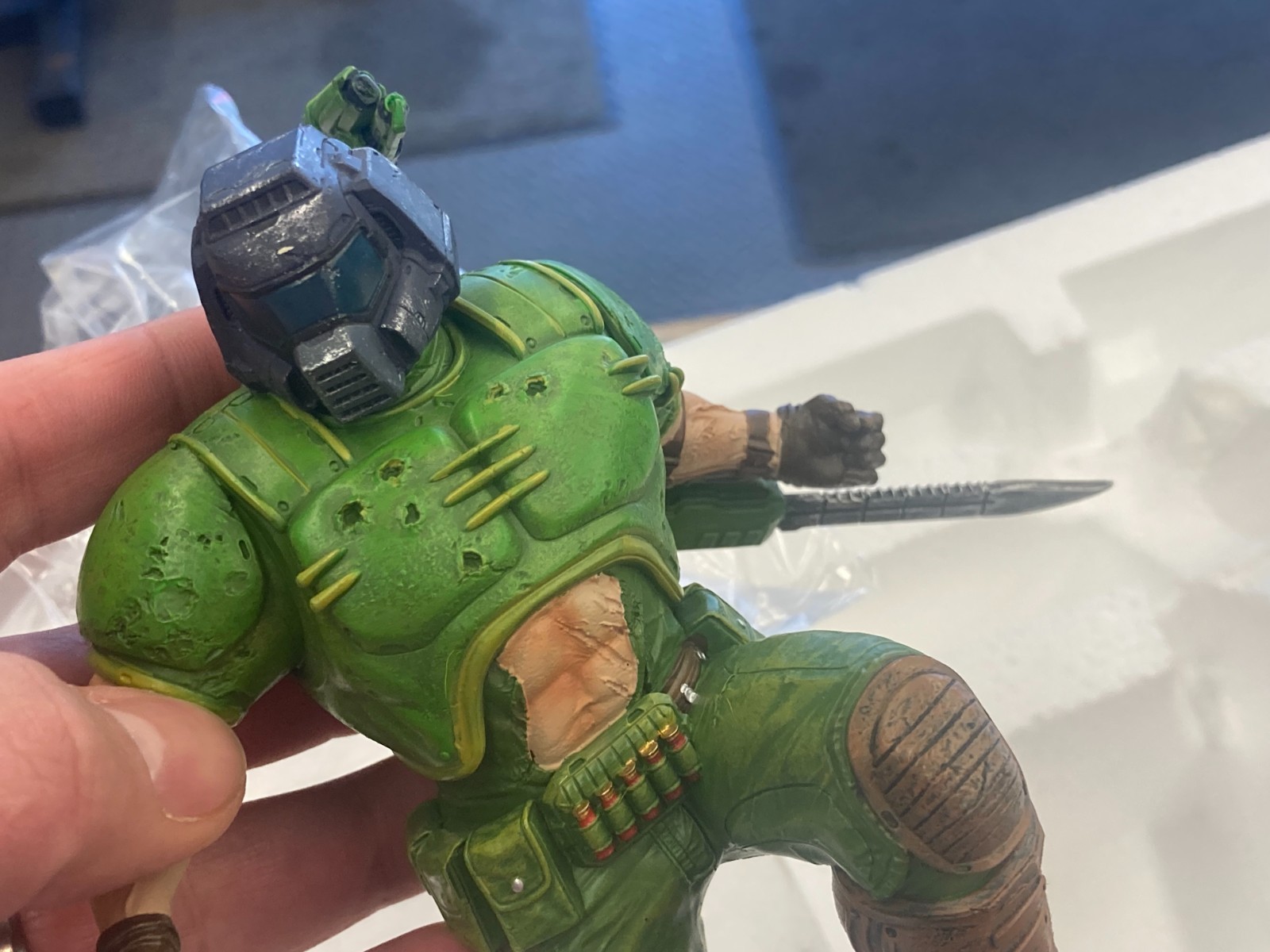 2021 Doom Eternal Classic Doom Marine Statue By Bethesda *New* Limited 902/1000
