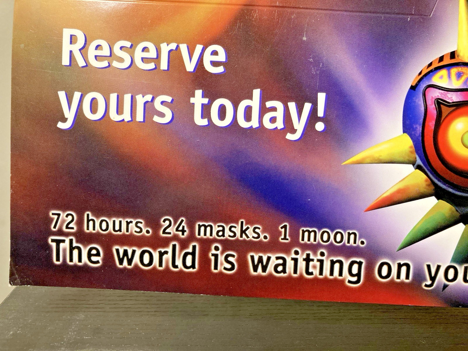 The Legend of Zelda: Majora’s Mask N64 2000 Kmart Store Display Sign Standee