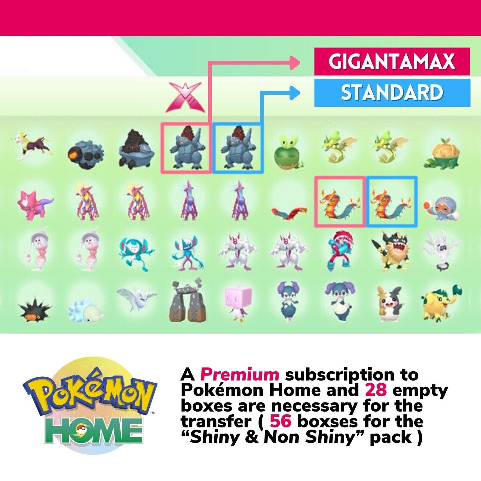 Pokémon HOME Shiny Living Dex Complete Sword Shield & DLC 6 IV Pokedex & Guide