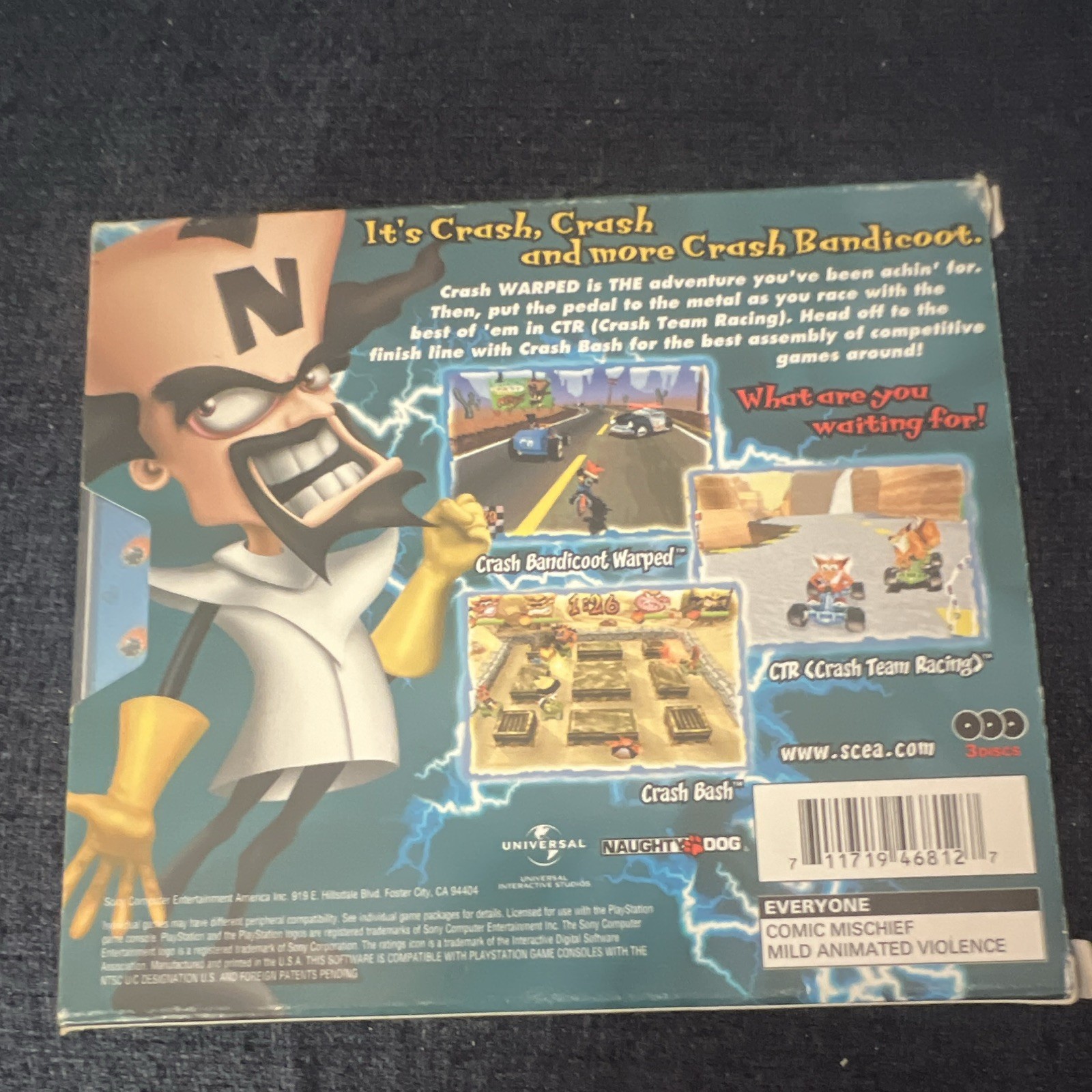 Crash Bandicoot Collector’s Edition PS1 NTSC-U/C (US/Canada) E-Everyone