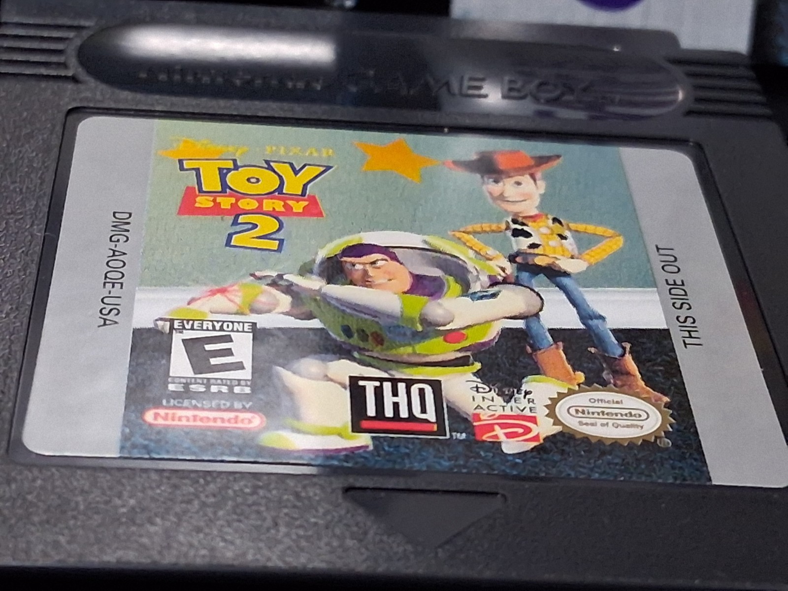 Mint Toy Story 2 – GameBoy Color – CIB w/ Poster – Complete In Box Manual Game