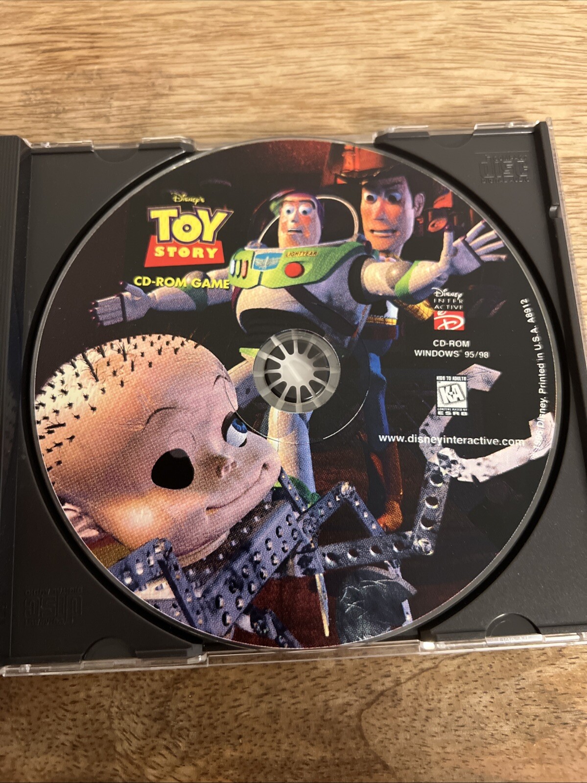 Disney Toy Story Pc Cd-ROM Video Game 2001 Rating K-A Tested