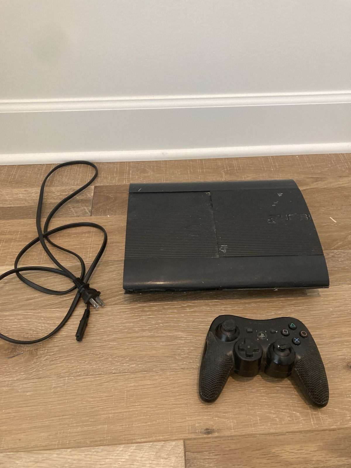 Playstation 3 PS3 Super Slim CECH-4001B 250GB System Console Untested Parts E