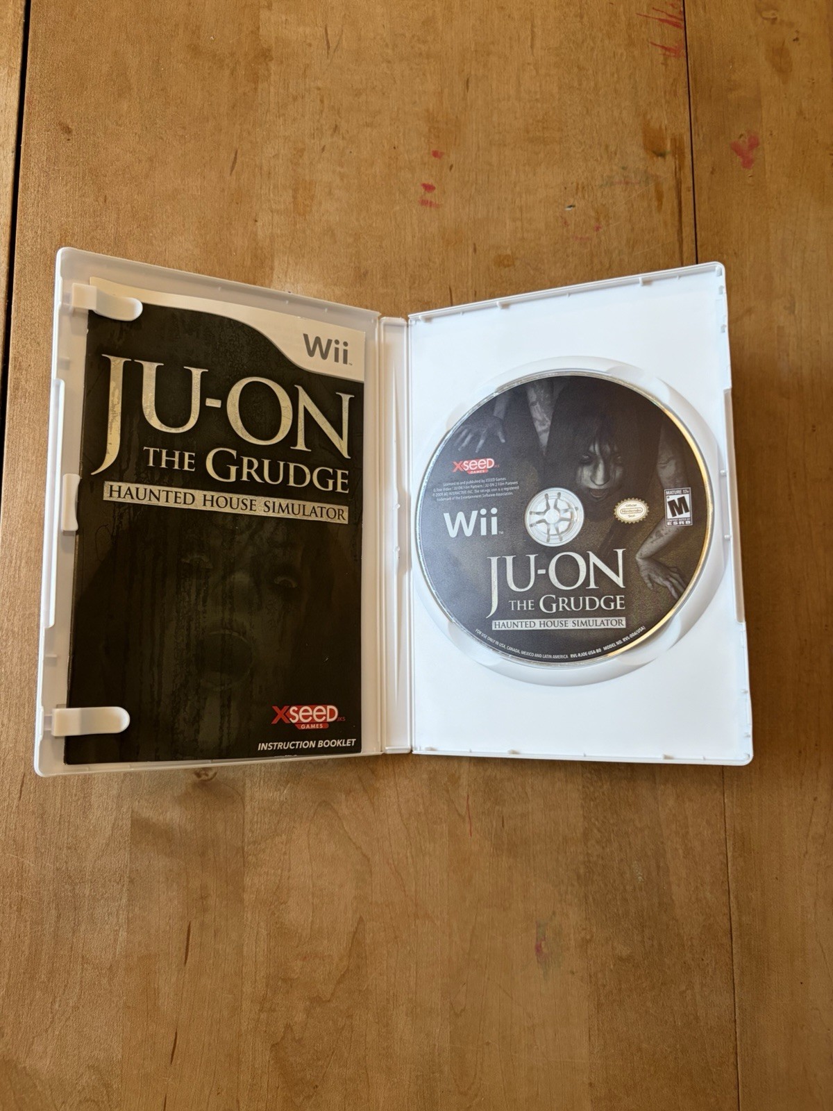 Ju-On the Grudge Nintendo Wii Complete With Game In Case With Manual