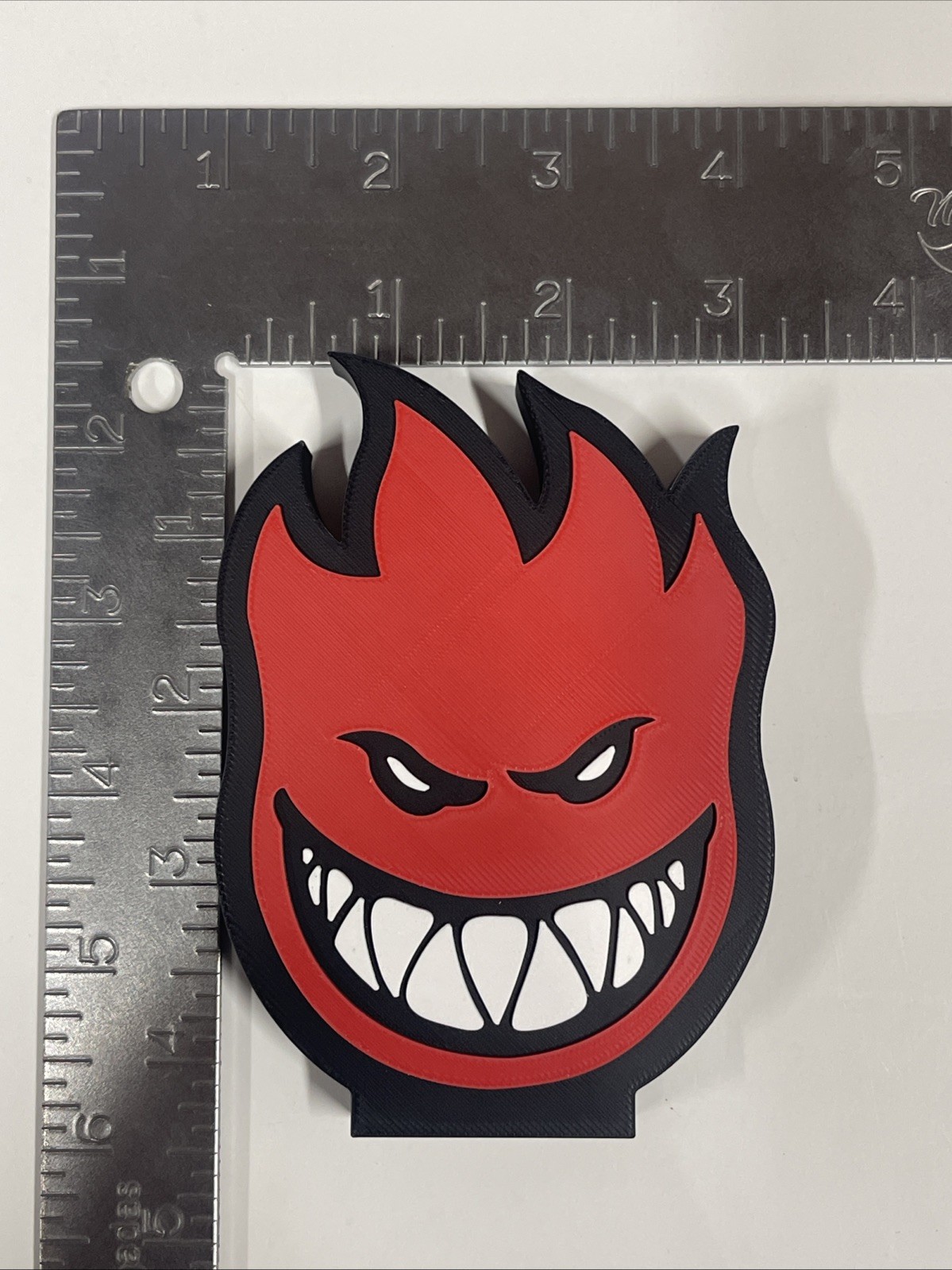 SPITFIRE 3D printed Logo Thick Free Standing Shelf Display