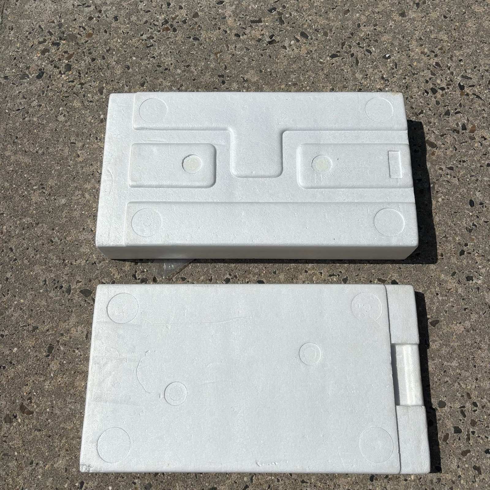 Original Nintendo NES Action Set Console BOX ONLY w/ Styrofoam