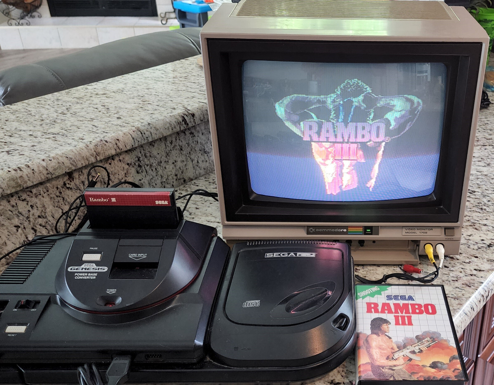 Rambo III (Sega Master System, 1988, US Version) Authentic & Complete!
