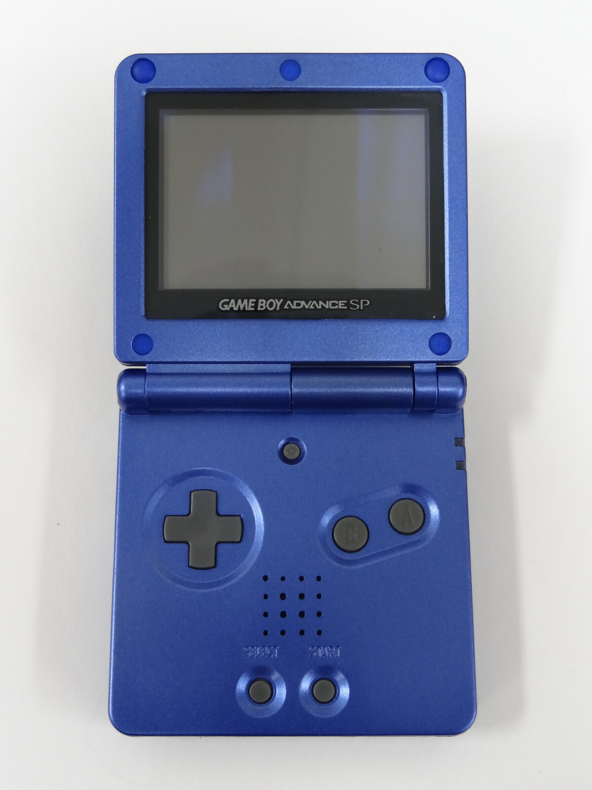 Cobalt Blue Nintendo Game Boy Advance SP AGS-001 Includes Charger Tested/Working