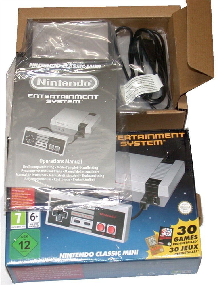 Nintendo Classic Mini Entertain System CLV-5-NESB(EUR) NES Classic Edition NIB