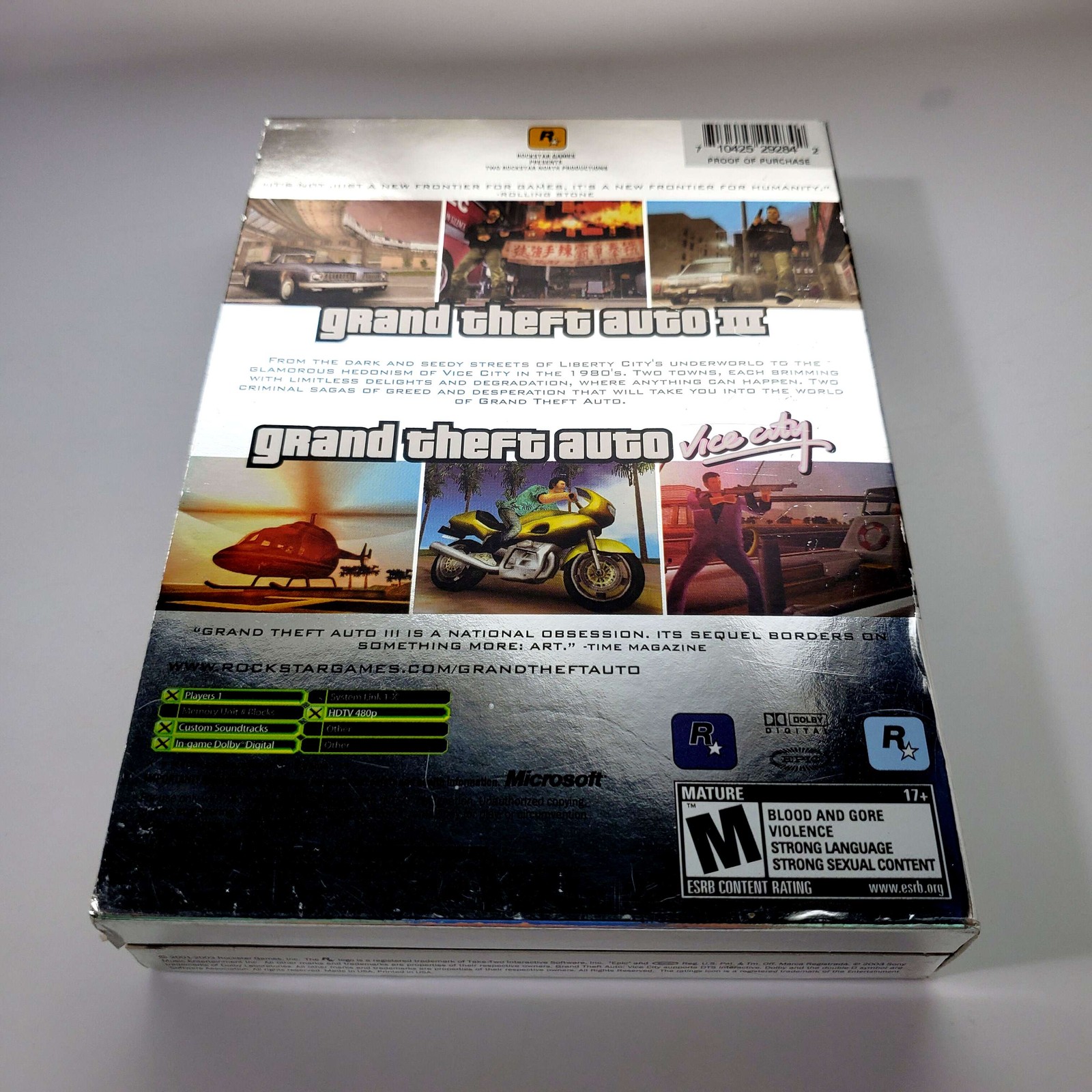 Grand Theft Auto Double Pack – Microsoft Xbox Tested 1Y Guarantee