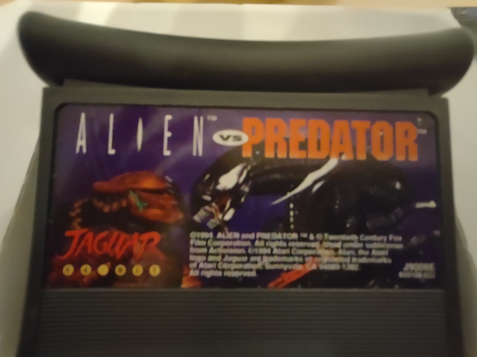Alien Vs. Predator Atari Jaguar Game Cartridge with Box & Manual