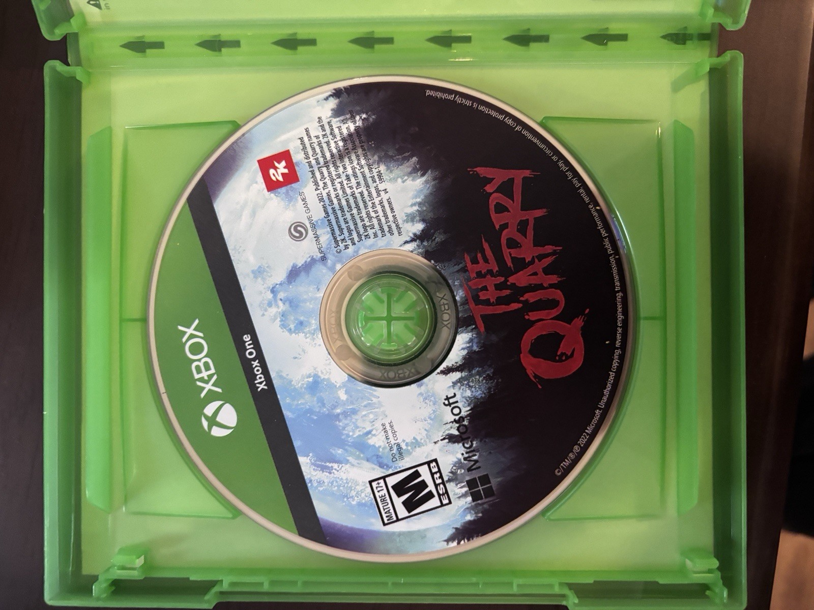 2K The Quarry Xbox One Co-op Multiplayer Survival Horror M NTSC-U/C 2022