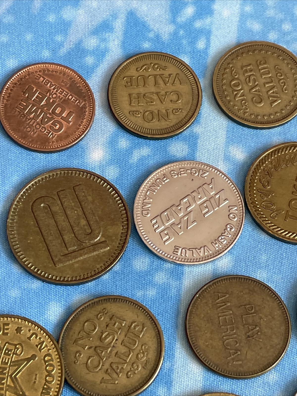 Arcade Token Lot Games Tokens Gaming Fun
