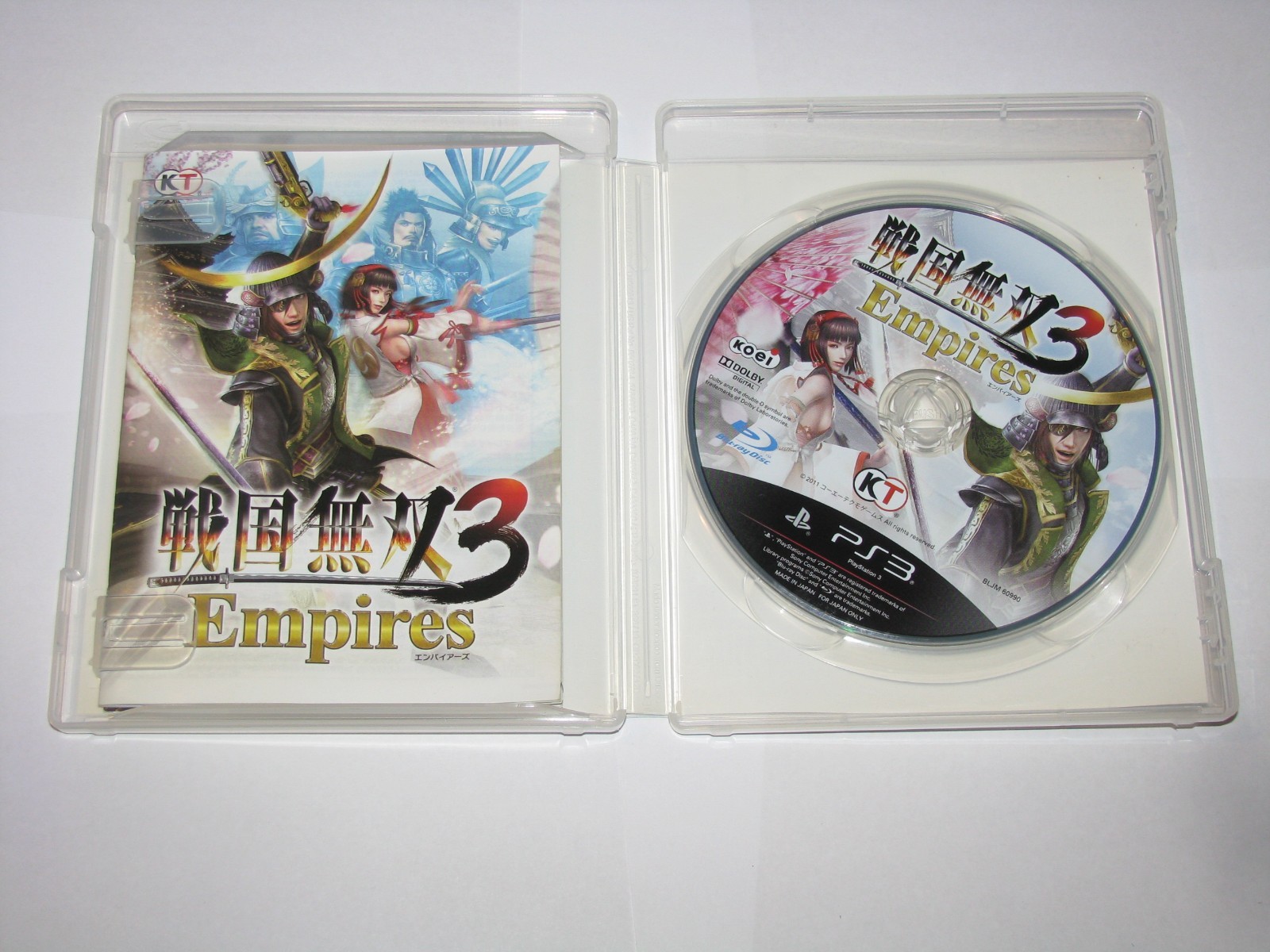 Sengoku Musou 3 Empires Samurai Warriors Playstation PS3 Japan import US Seller