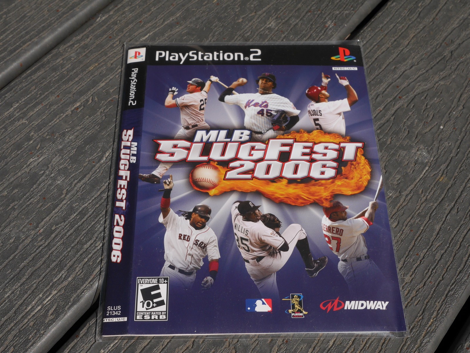 MLB SlugFest 2006 PS2 Game Disc Manual Art No Case Tested Working PlayStation
