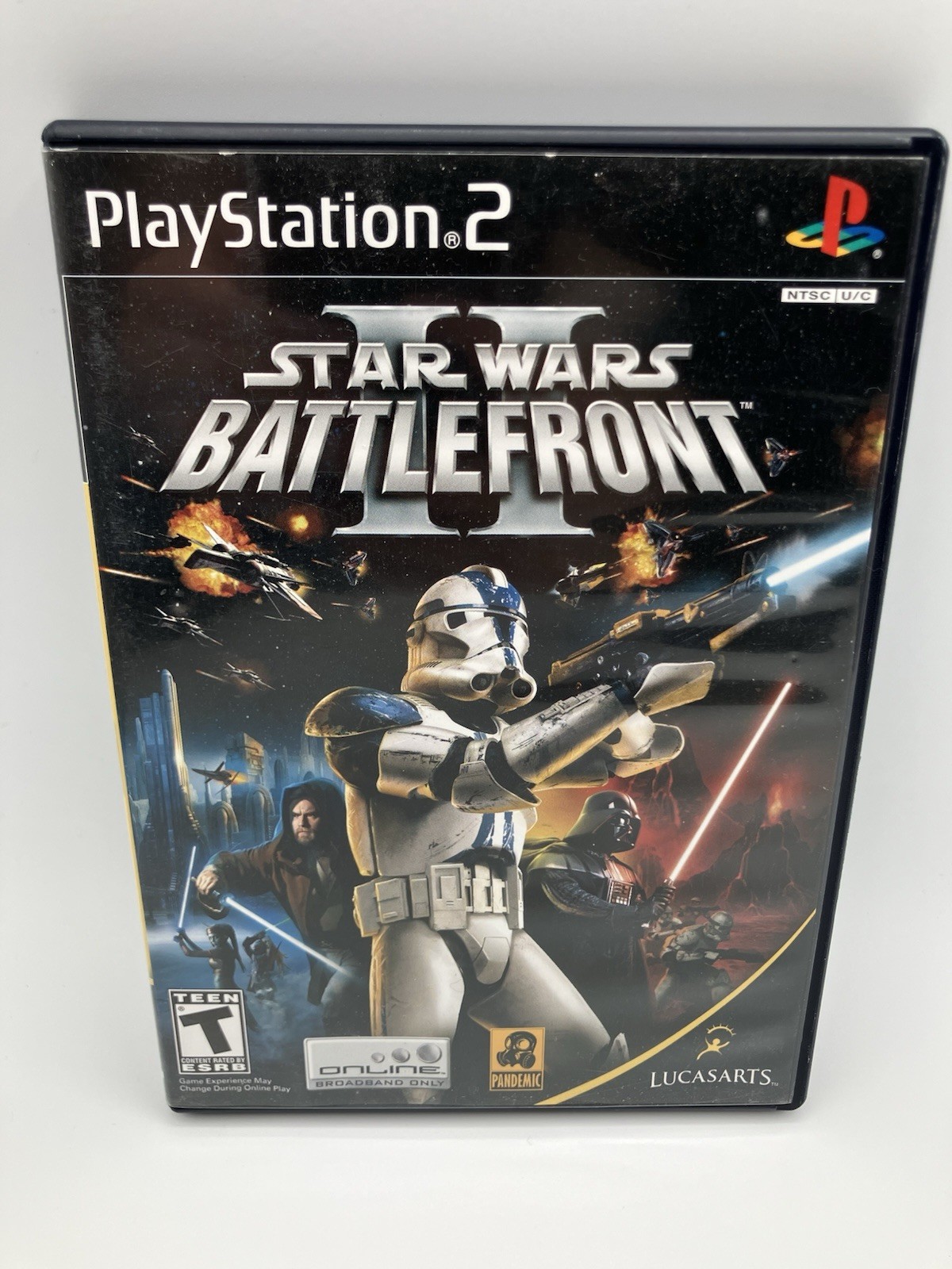 Star Wars Battlefront Black Label Playstation 2, (PS2) Complete CIB-Tested MINT