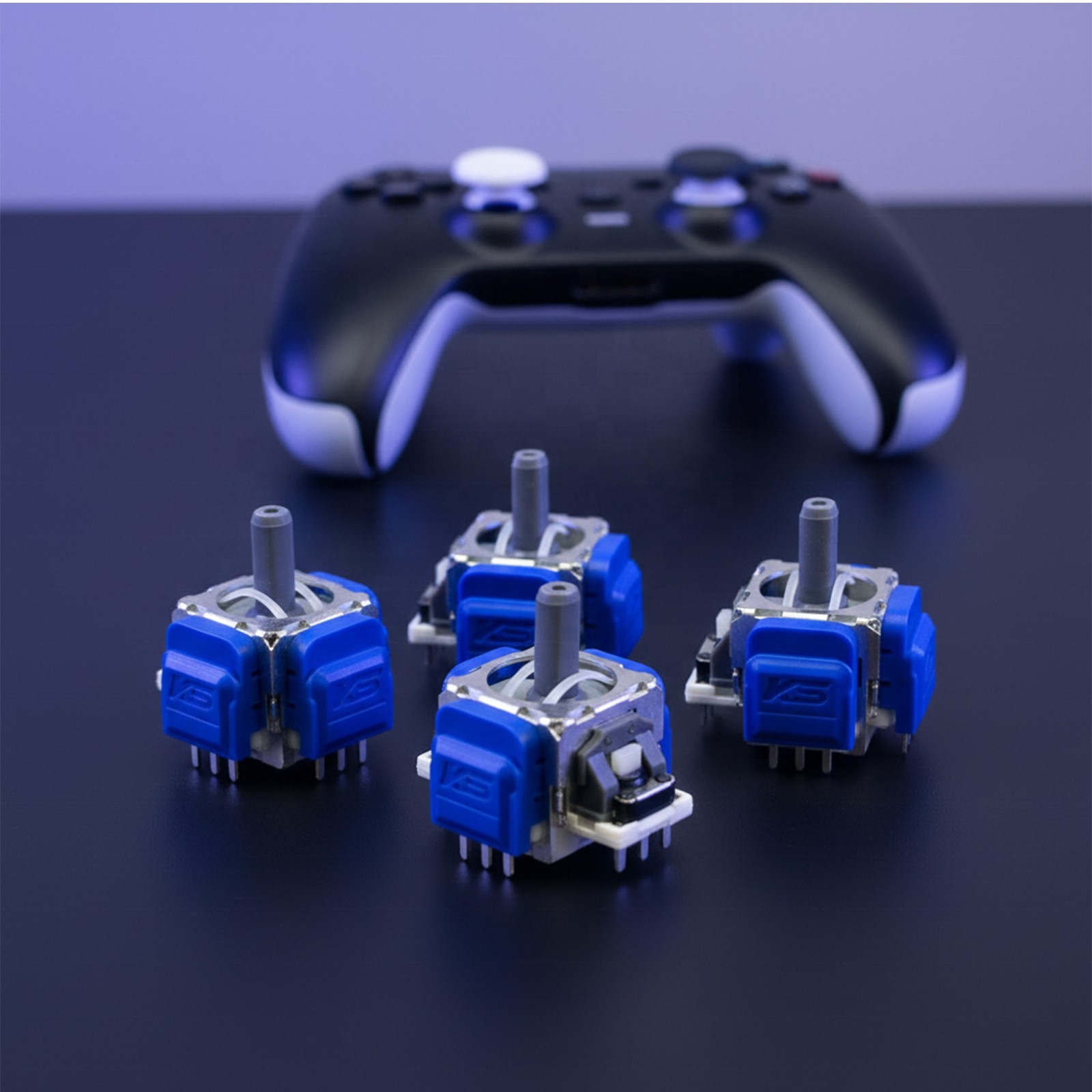 PS5 Controller TMR Sticks K-Silver Playstation 5 Thumbstick Magnetic Stick Drift