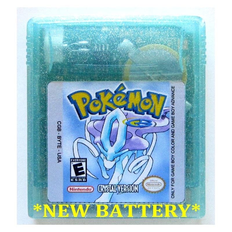 Pokemon Crystal Version * New Save Battery * (Nintendo Game Boy Color) – READ