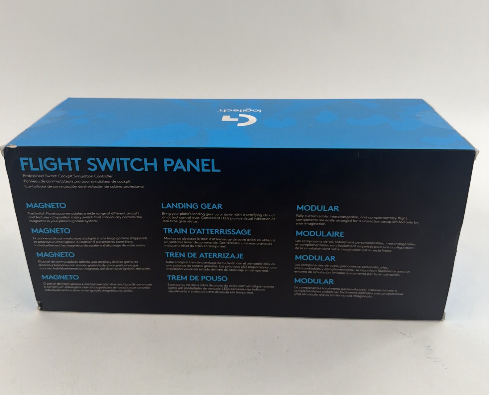 Logitech G Saitek Pro Flight Switch Panel – Black (945-000030)