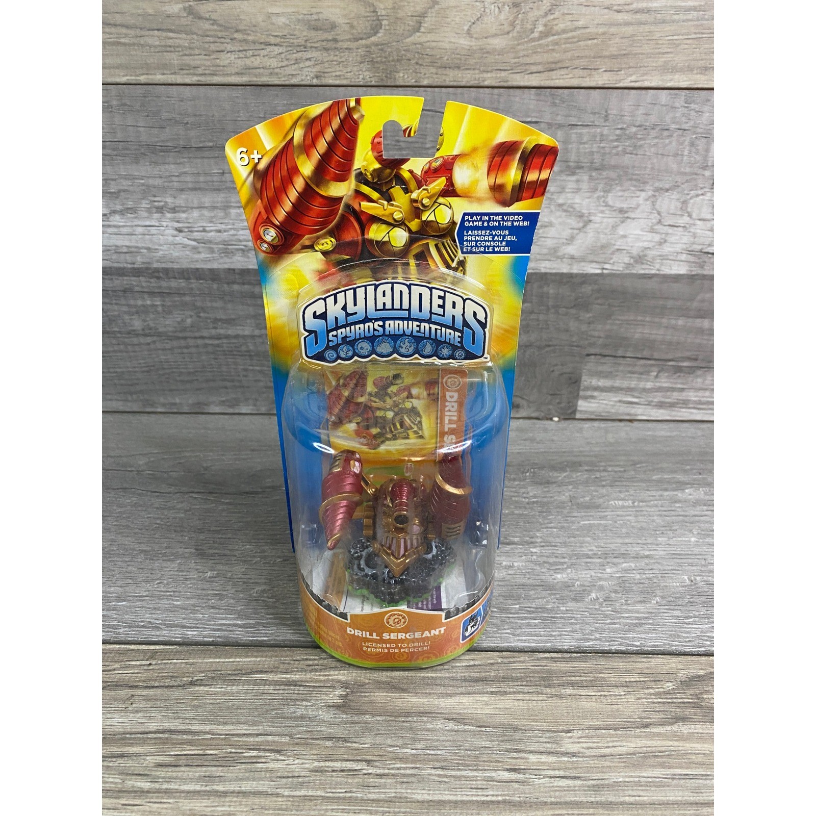 Skylanders Spyros Adventure Drill Sergeant Tech Figure Activision 84288 New